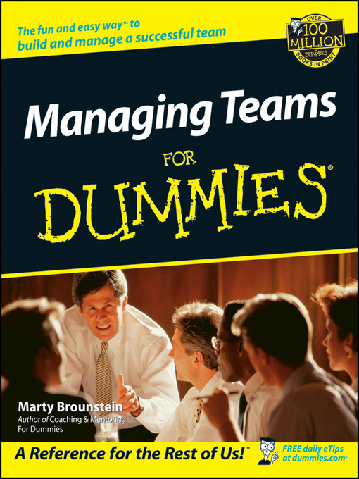 Title details for Managing Teams For Dummies by Marty Brounstein - Available
